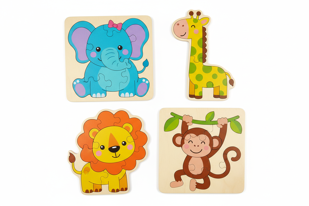 Wooden Puzzle Set
